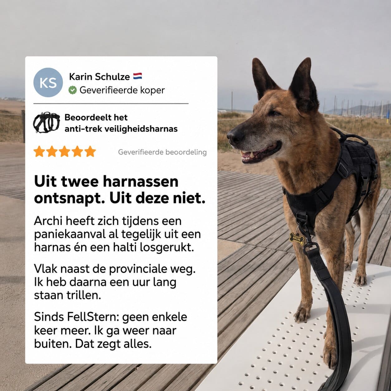 ALTO anti-trek veiligheidstuig