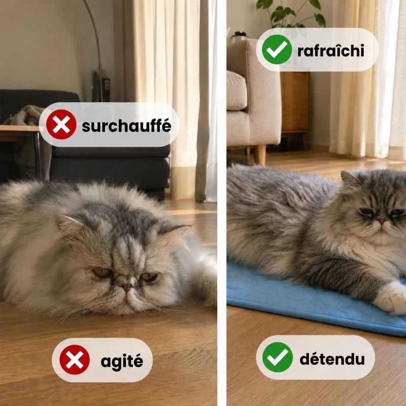 Tapis rafraîchissant Alto pour chat (2 pour 1)