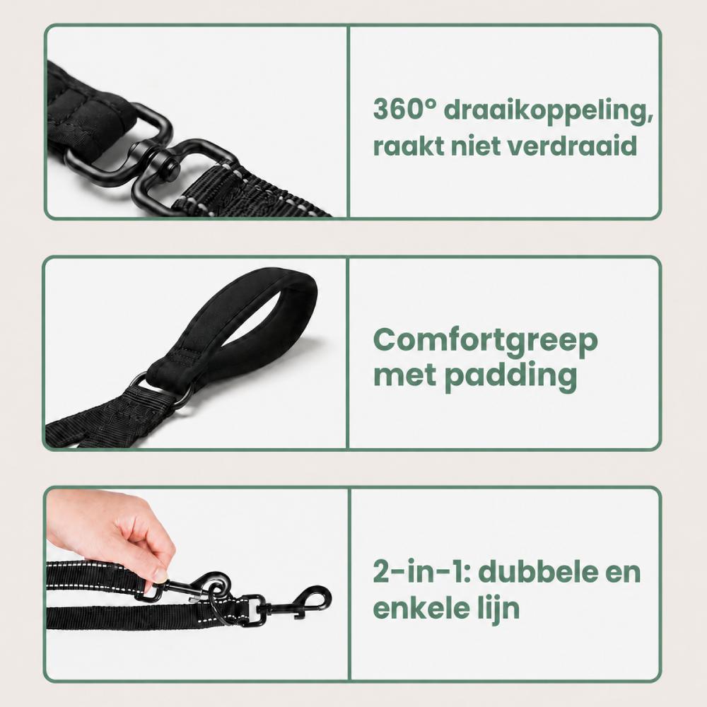 Alto anti-trek hondenriem
